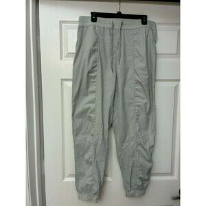 WILLIT Jogger Pants Womens XL Gray Lightweight Drawstring Athletic Activewear